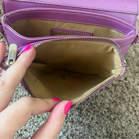 Jimmy Choo Purple Leather Cross Body - Picture 4 of 7